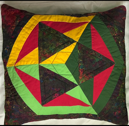 Pair of 18” star tetrahedron pillow cases