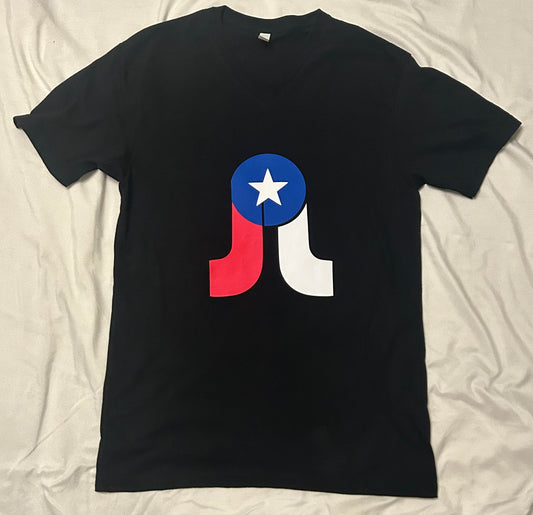 Texas Lights V neck T-shirt